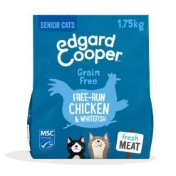 Edgard & Cooper Grain Free Chicken & Whitefish Dry Senior Cat Food