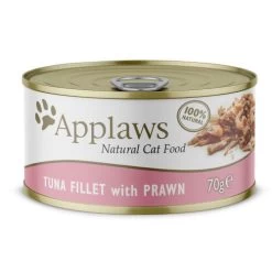 Applaws Natural Tuna Fillet With Prawn In Broth Wet Adult Cat Food