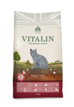 Vitalin Natural Cat Adult Salmon 1.5kg