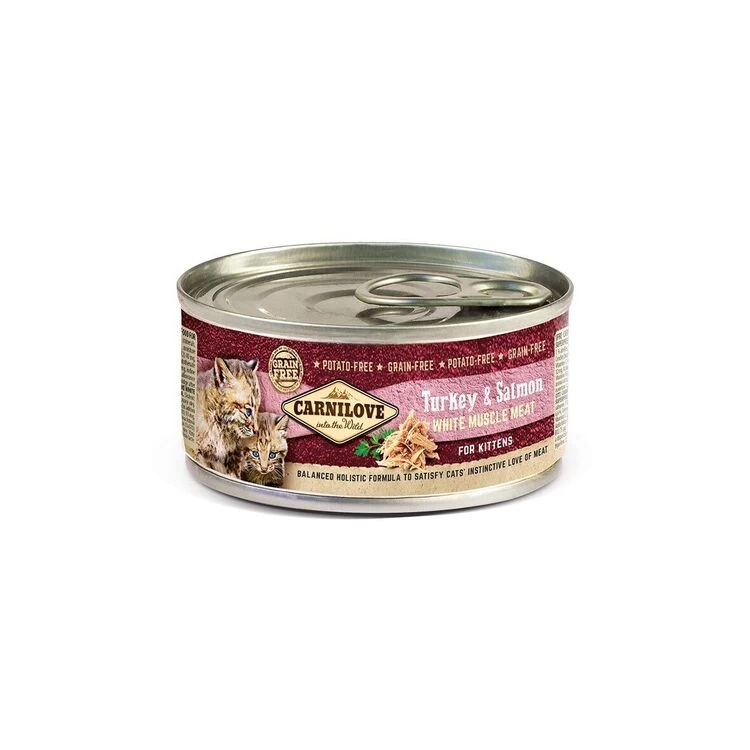 Carnilove Turkey And Salmon Wet Kitten Food 3 Carnilove Turkey And Salmon Wet Kitten Food
