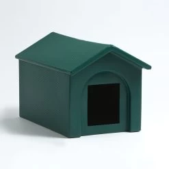 Katden Kitty Kottage Outdoor Cat Shelter - Dark Green