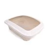Great&Small Litter Tray With Rim Stone Beige