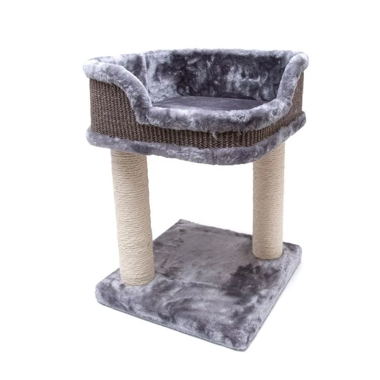 Great&Small Snuggle&Snooze Square Bed & Cat Scratcher