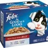 48 X Felix As Good As It Looks Meat Selection In Jelly Pouch 100g 1 48 X Felix As Good As It Looks Meat Selection In Jelly Pouch 100g -Cat Supplies Store 24657