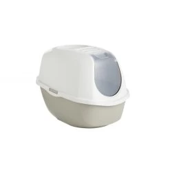 Sharples 'N' Grant Smart Hooded Cat Litter Box Warm Grey