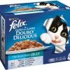 Felix Pouch As Good As It Looks Doubly Delicious Fish In Jelly 2 Felix Pouch As Good As It Looks Doubly Delicious Fish In Jelly -Cat Supplies Store 35325