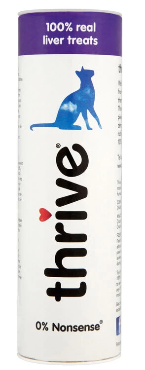 12 X Thrive Cat Treats 100% Chicken Liver 25g 3 12 X Thrive Cat Treats 100% Chicken Liver 25g