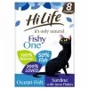 HiLife Its Only Natural Cat Pouch Multipack The Fishy One In Jelly -Cat Supplies Store 370885
