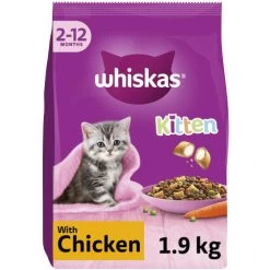 Whiskas Kitten Chicken Dry Cat Food