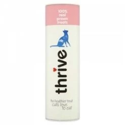 12 X Thrive Cat Treats 100% Shrimp 15g