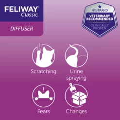 Feliway Classic Cat Calming Diffuser Refill -Cat Supplies Store 5 t0dd2f