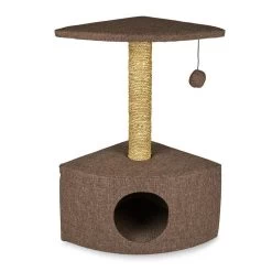 Petface Brown Corner Cat Scratcher -Cat Supplies Store 5d669b78bd9c64.01089696