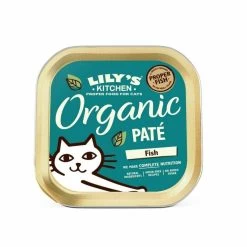 19 X 85g Lily's Kitchen Organic Pate Fish Cat Food