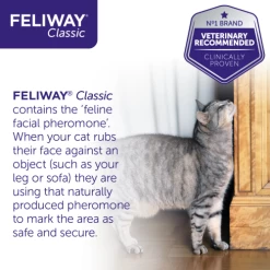Feliway Classic Cat Calming Diffuser Refill -Cat Supplies Store 6 o2tetg