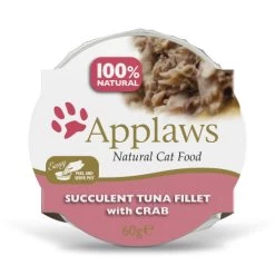 Applaws Natural Tuna With Crab In Broth Pot Wet Adult Cat Food