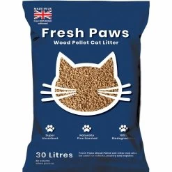 Fresh Paws Wood Pellet Cat Litter 30 Litres
