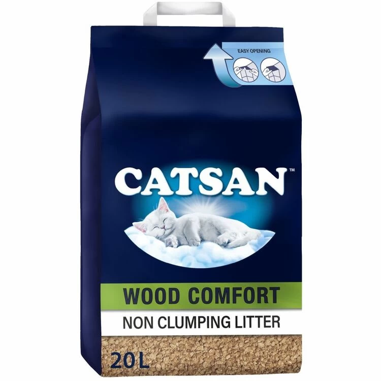 Catsan Wood Comfort Non Clumping Cat Litter 3 Catsan Wood Comfort Non Clumping Cat Litter