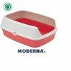 Moderna Maryloo Rim Spicy Coral Cat Litter Tray 2 Moderna Maryloo Rim Spicy Coral Cat Litter Tray -Cat Supplies Store 814716
