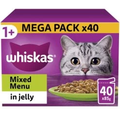 Whiskas 1+ Mixed Menu In Jelly Wet Adult Cat Food
