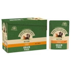 James Wellbeloved Grain Free Turkey Kitten Pouches 11 James Wellbeloved Grain Free Turkey Kitten Pouches -Cat Supplies Store 9003579310663 T2a