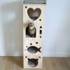 Rosewood Solid Wood Sleeper Caves Cat Activity Tower 1 Rosewood Solid Wood Sleeper Caves Cat Activity Tower -Cat Supplies Store Cat 12