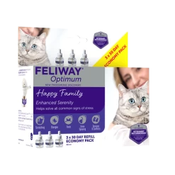 Feliway Optimum Cat Calming Diffuser Refill -Cat Supplies Store Copy of Feliway Optimum 3 Pack zdu8eu
