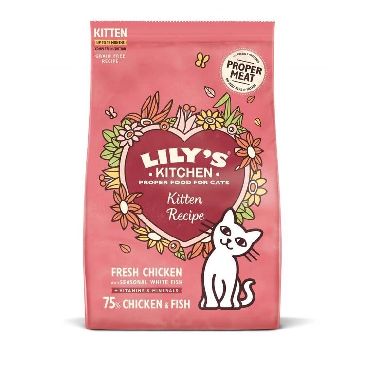Lily's Kitchen Curious Kitten Dry Food 800g 3 Lily's Kitchen Curious Kitten Dry Food 800g