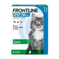 FRONTLINE Spot On Flea & Tick Treatment Cat -Cat Supplies Store FRONTLINE SPOT ON 3 CHILDREN Shot CAT ipso8s