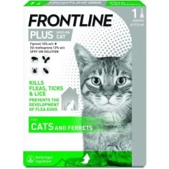 FRONTLINE Plus Flea & Tick Treatment Cat -Cat Supplies Store FRONTLINE Plus Flea Tick Treatment Cat dyi8rm