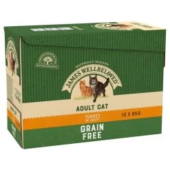James Wellbeloved Cat Pouch Adult Turkey 12 X 85g