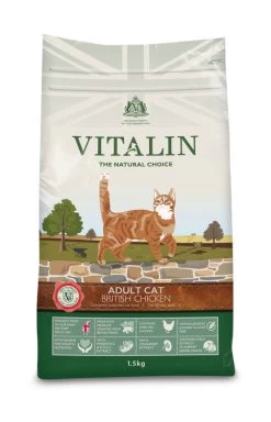 Vitalin Natural Adult Cat British Chicken 1.5kg