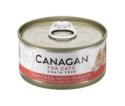 12 X 75g Canagan Chicken With Prawns Grain-Free Cat Food