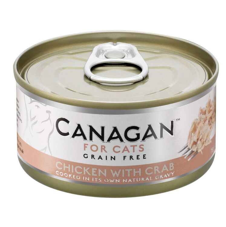 12 X 75g Canagan Free Run Chicken With Crab Grain-Free Cat Food 3 12 X 75g Canagan Free Run Chicken With Crab Grain-Free Cat Food