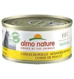 24 Almo Nature HFC Natural Chicken Drumstick Adult Cat Food 70g
