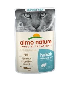 30 X Almo Nature Holistic Urinary Help With Fish Cat Food 70g