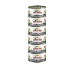 18 X Almo Nature Megapack Tuna With Squids Cat Food 6 X 70g