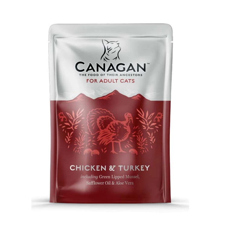 8 X 85g Canagan Chicken & Turkey Wet Cat Food Pouches 3 8 X 85g Canagan Chicken & Turkey Wet Cat Food Pouches