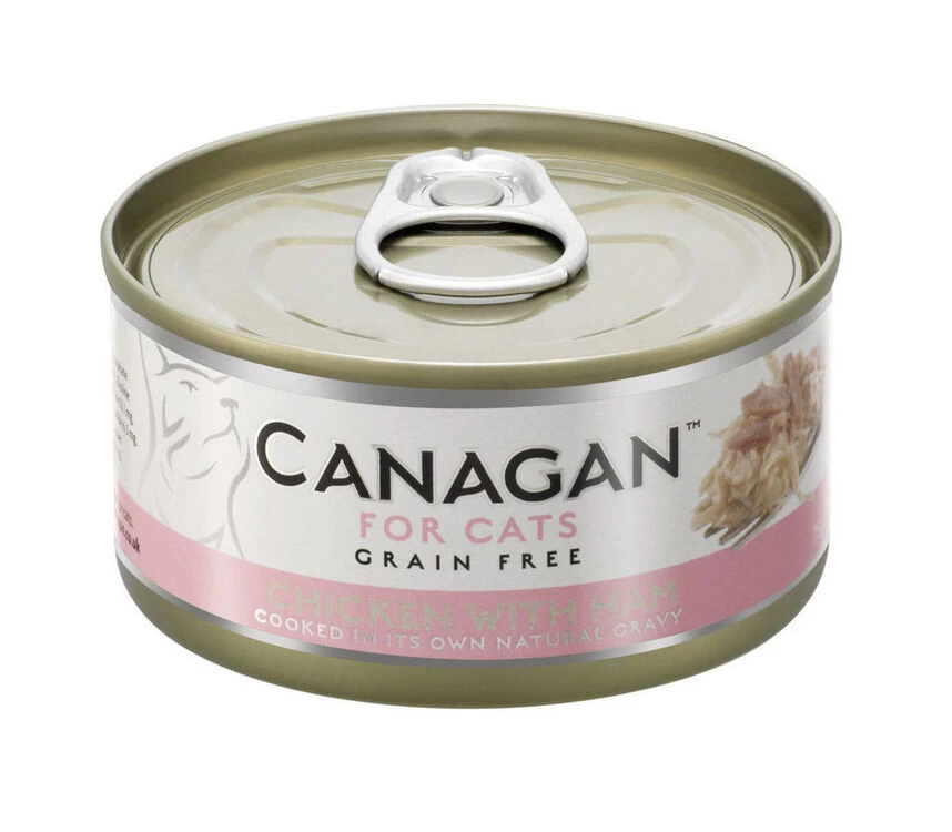 12 X 75g Canagan Chicken With Ham Grain-Free Cat Food 3 12 X 75g Canagan Chicken With Ham Grain-Free Cat Food