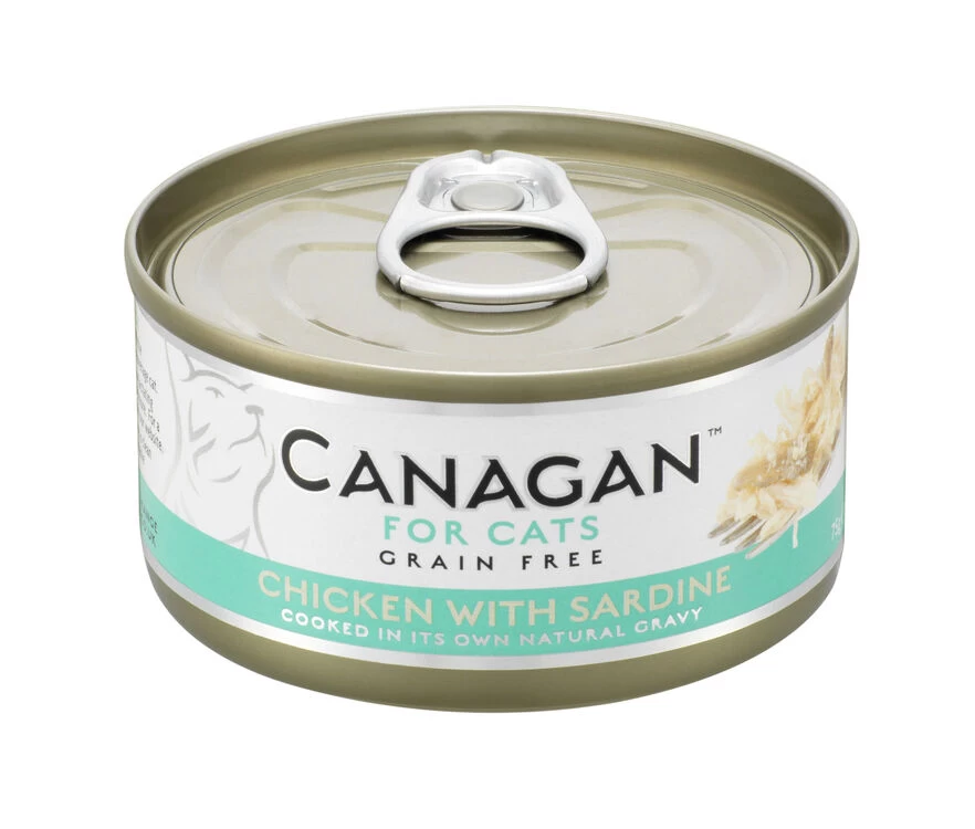 12 X 75g Canagan Chicken With Sardine Grain-Free Cat Food 3 12 X 75g Canagan Chicken With Sardine Grain-Free Cat Food