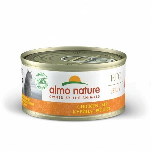 24 X Almo Nature HFC Jelly Chicken Cat Food 70g 3 24 X Almo Nature HFC Jelly Chicken Cat Food 70g