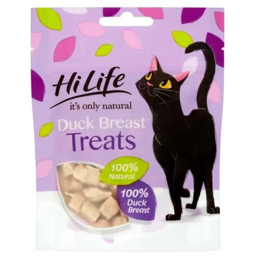 HiLife Its Only Natural Adult Duck Cat Treats 4 HiLife Its Only Natural Adult Duck Cat Treats - Image 2