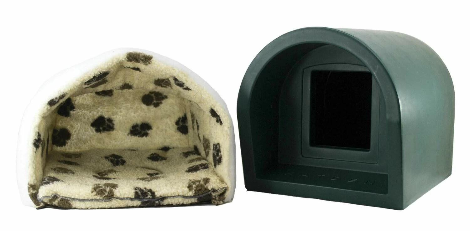 Mr Snugs KatDen Outdoor Cat Kennel/Shelter - Dark Green (Various Options) 20 Mr Snugs KatDen Outdoor Cat Kennel/Shelter - Dark Green (Various Options) - Image 18