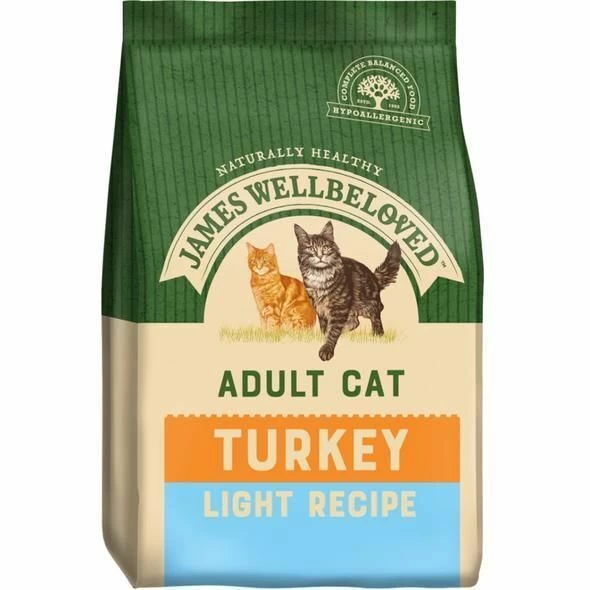 James Wellbeloved Light Turkey Adult Dry Cat Food 3 James Wellbeloved Light Turkey Adult Dry Cat Food