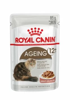 ROYAL CANIN® Ageing 12+ In Gravy Senior Wet Cat Food