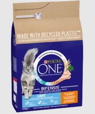 Purina One Light Adult Dry Cat Food Chicken And Wheat 2.8kg 3 Purina One Light Adult Dry Cat Food Chicken And Wheat 2.8kg